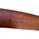 Switch Streve of California Vintage Black Llama Calfskin Leather Belt Size 36 USA 3176 2 image
