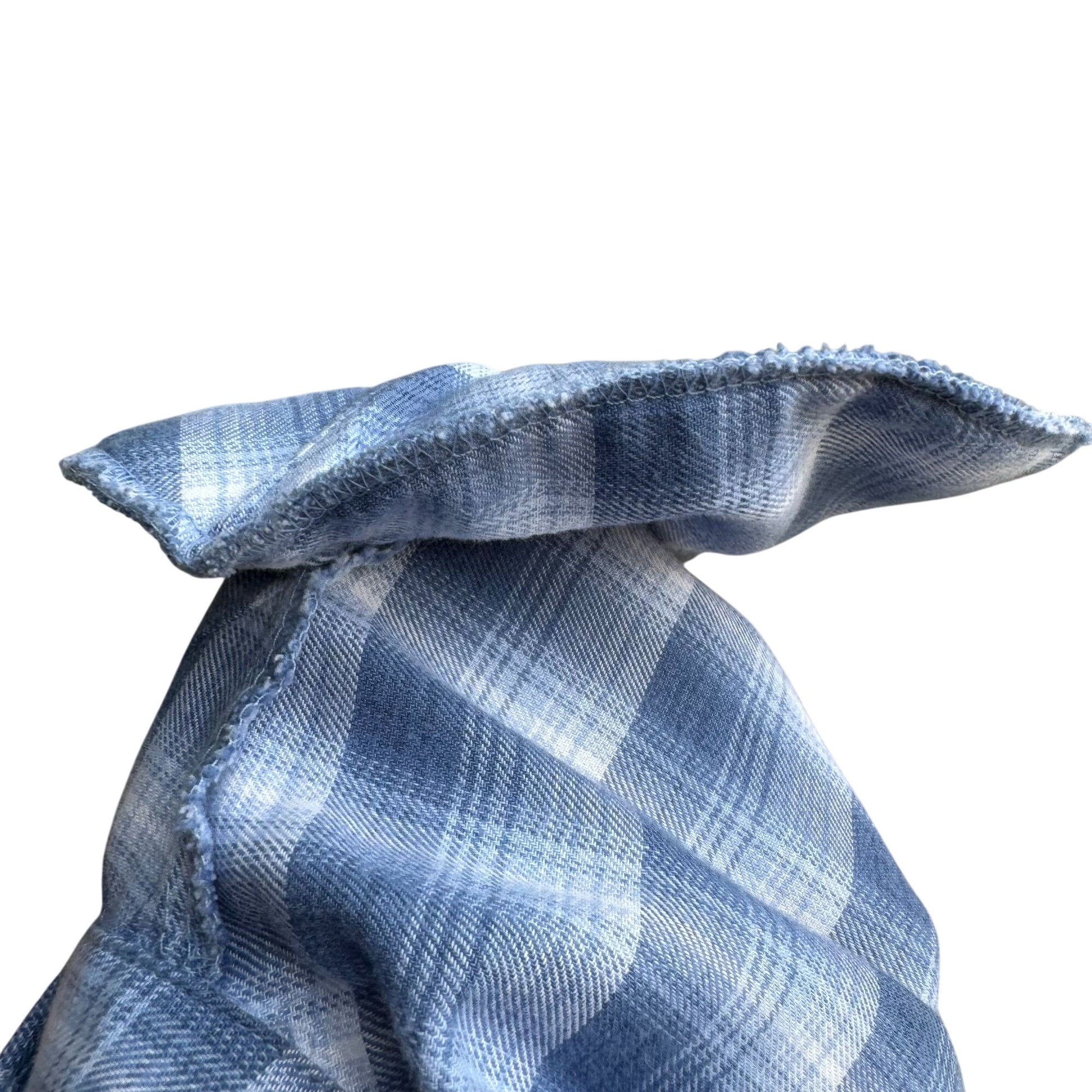 Koret City Blues Vintage 80s Womens Plaid Long Sleeve Button Down Flannel Shirt M