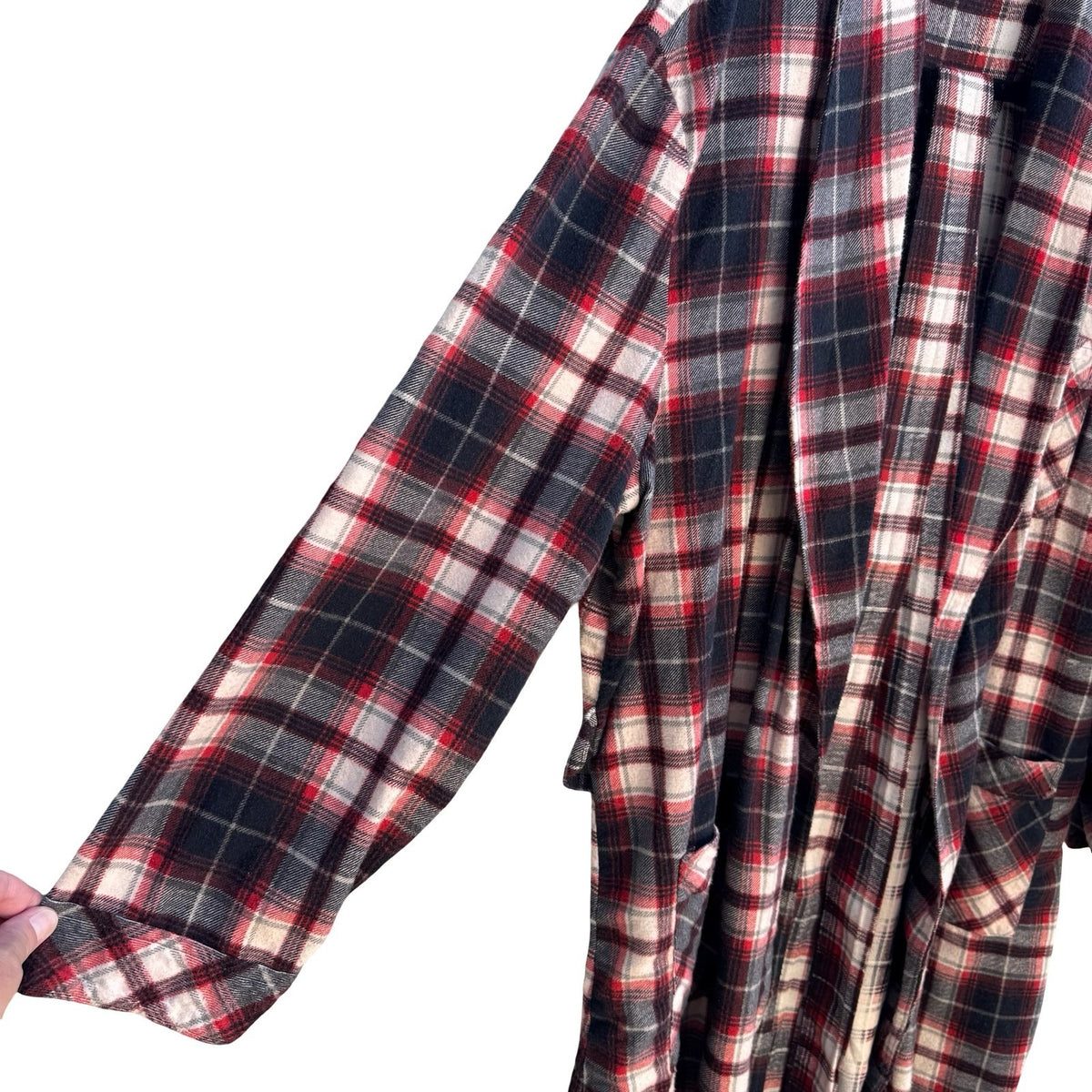 Sears Perma-Prest Vintage 70s 80s Plaid Robe Grandpacore Loungewear Dadcore L