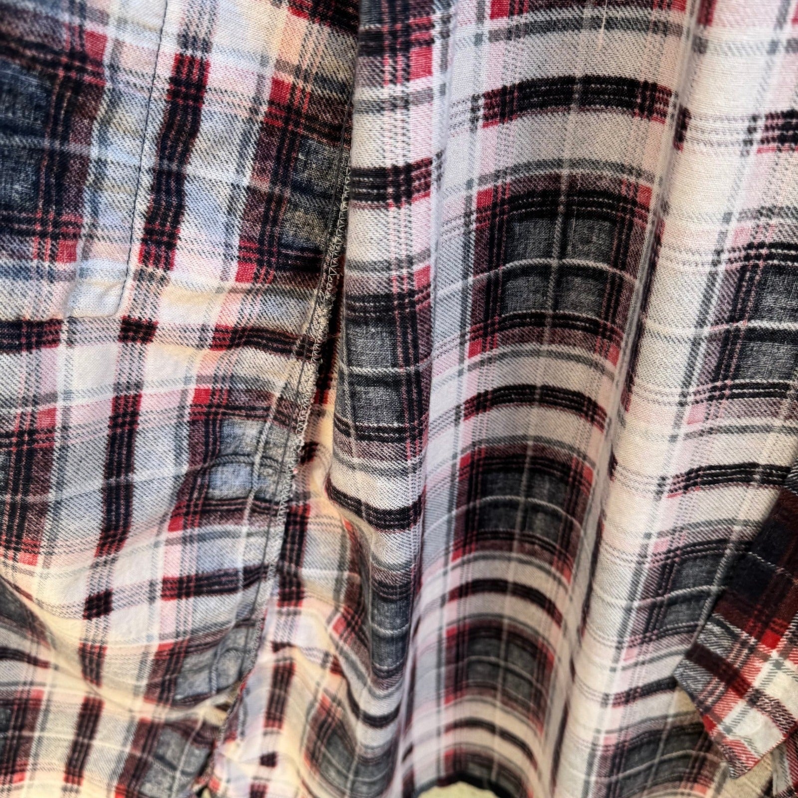 Sears Perma-Prest Vintage 70s 80s Plaid Robe Grandpacore Loungewear Dadcore L