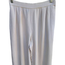 Switch Carolyn Roehm Vintage Womens Silk Elegant Off-White Pleated Lined Dress Pants 12 2 image