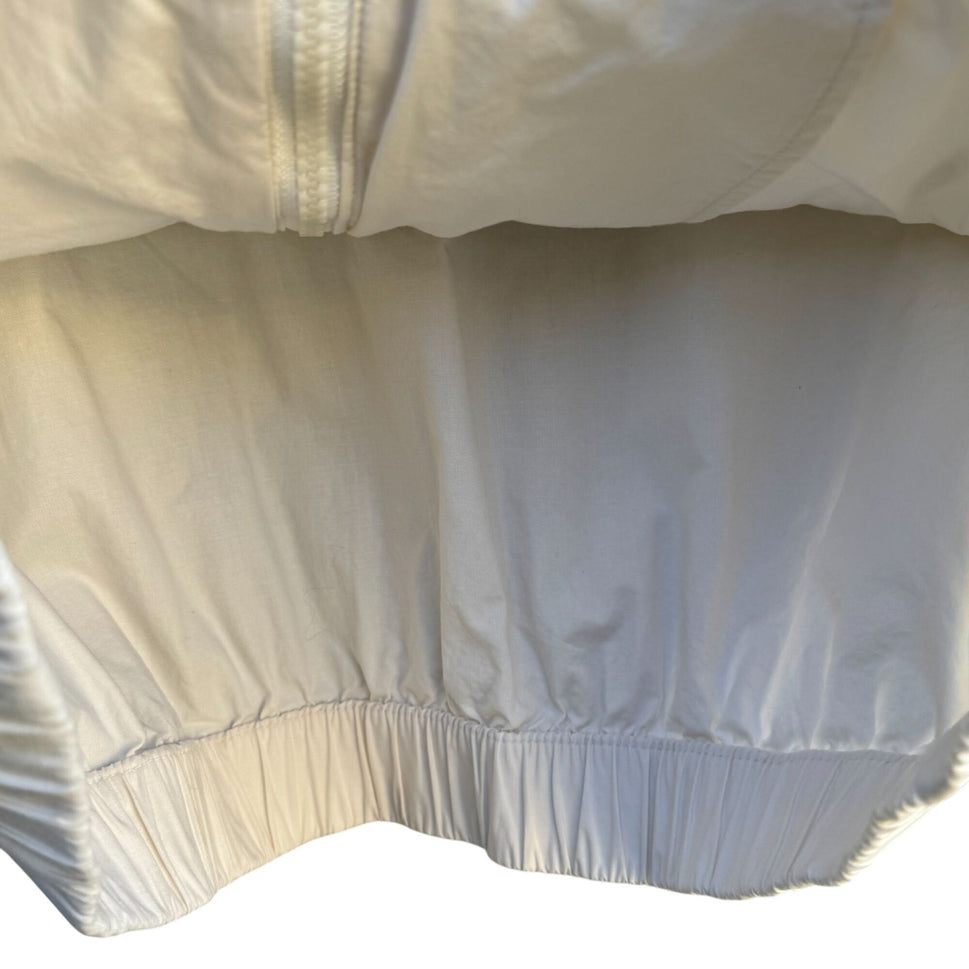 Royal Yacht Club The Hunt Vintage Mens Preppy White Navy Windbreaker Jacket L