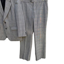 Switch Pierre St Jacques Vintage Mens Gray Plaid Jacket Flat Front Pants 2 Piece Set 42S 3 image