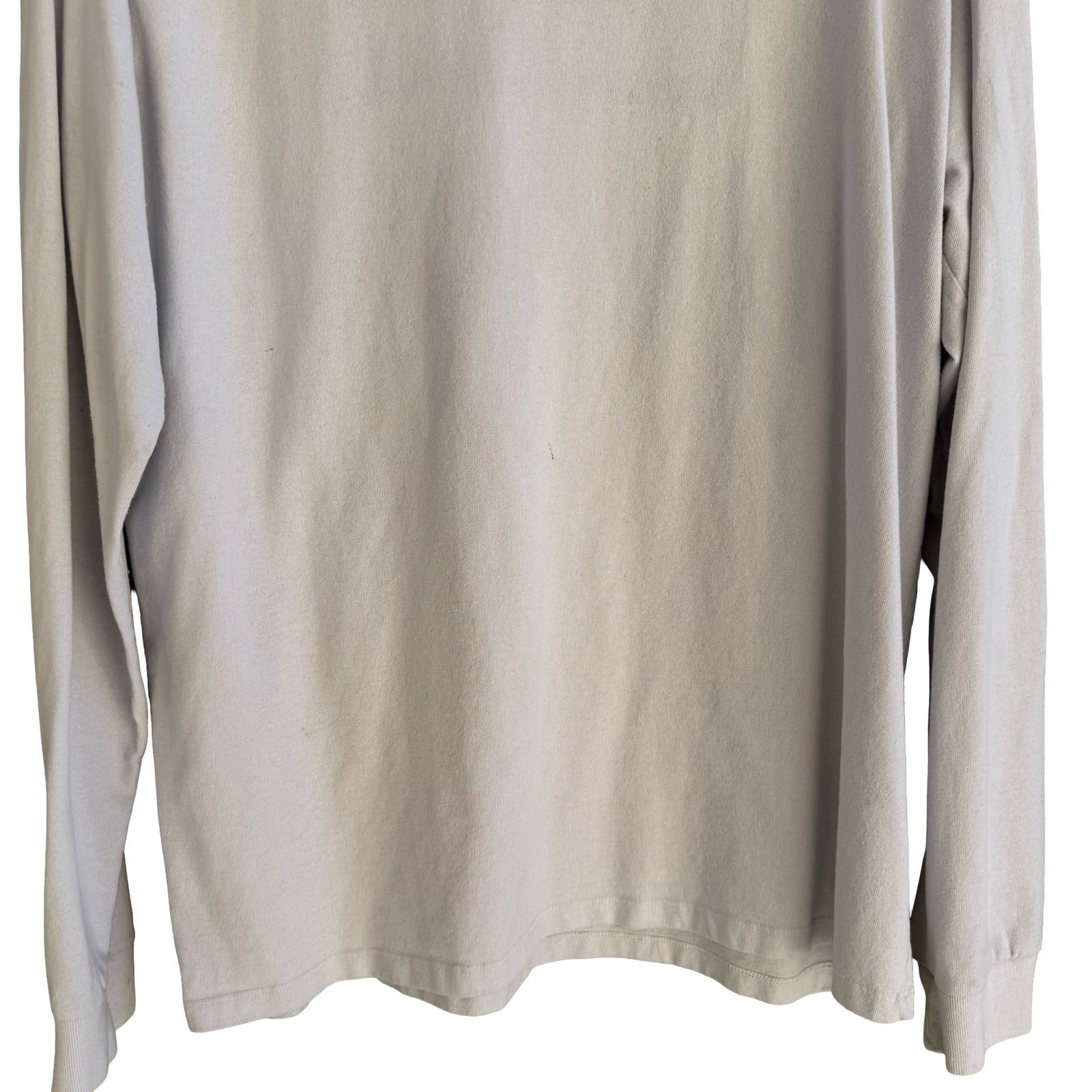 Patagonia Responsibili-Tee Shirt Mens L Grey P6 Fitz Roy Gorpcore Sustainable