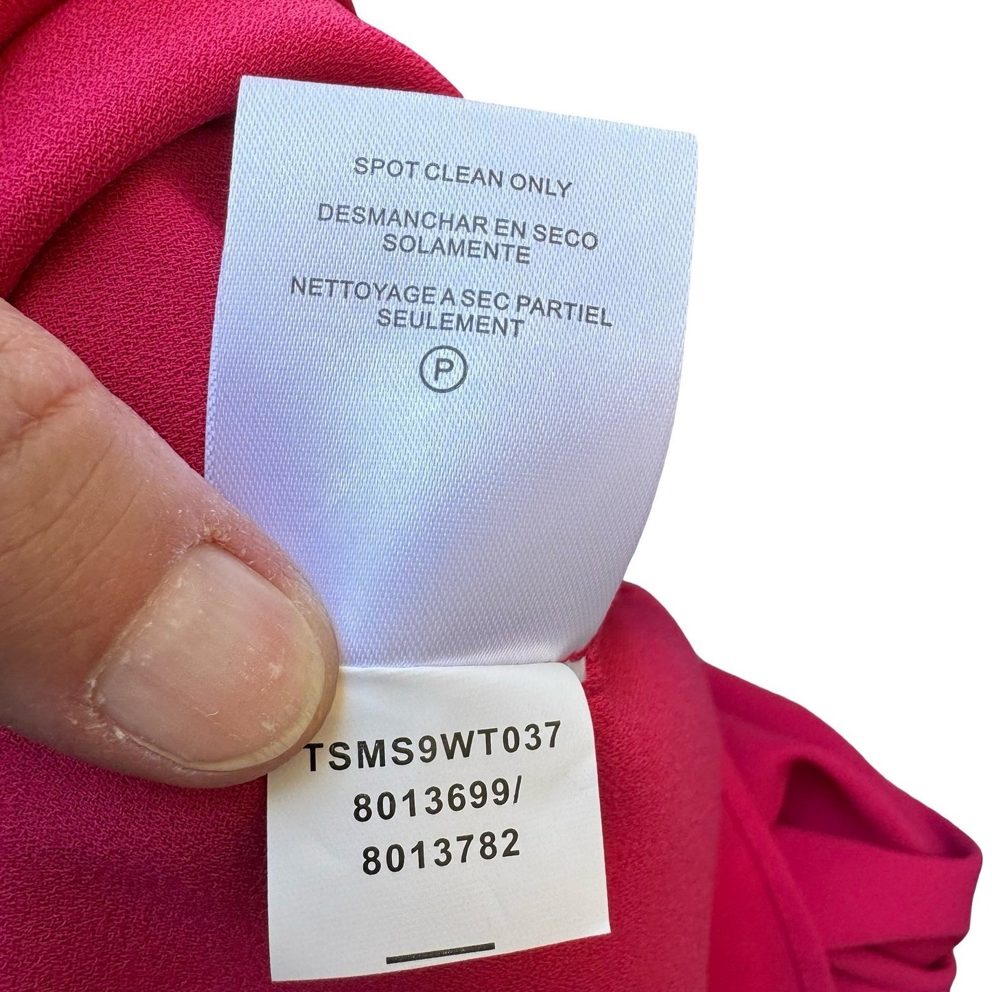 Tahari Arthur S Levine Professional Layering Pink Pleated Workwear Blouse XL NEW