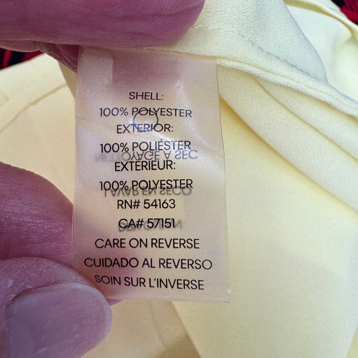 Calvin Klein Minimalist Pleated Professional Sleeveless Blouse Yellow Womens L
