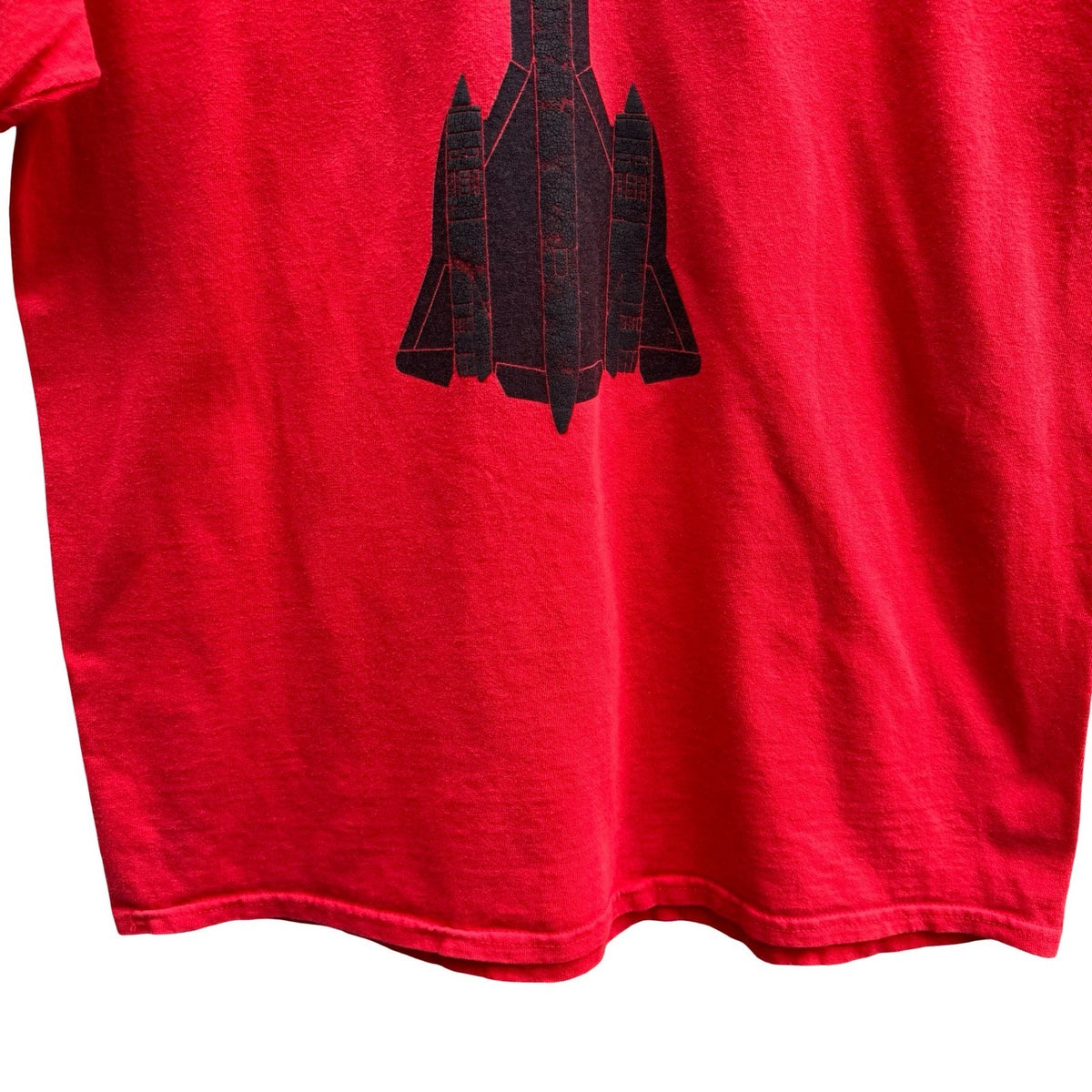 Gildan SR-71 Blackbird Sled Driver Aviation Air Force Military Graphic T-Shirt L
