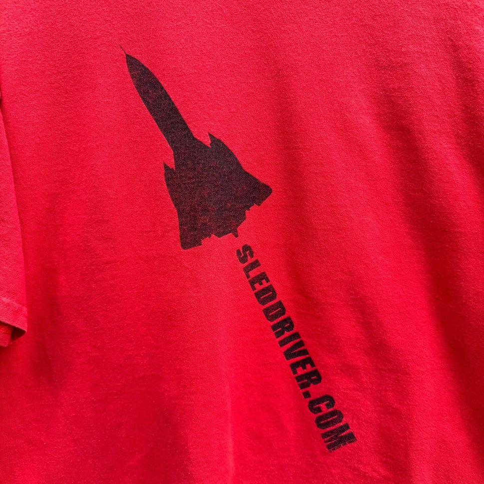 Gildan SR-71 Blackbird Sled Driver Aviation Air Force Military Graphic T-Shirt L