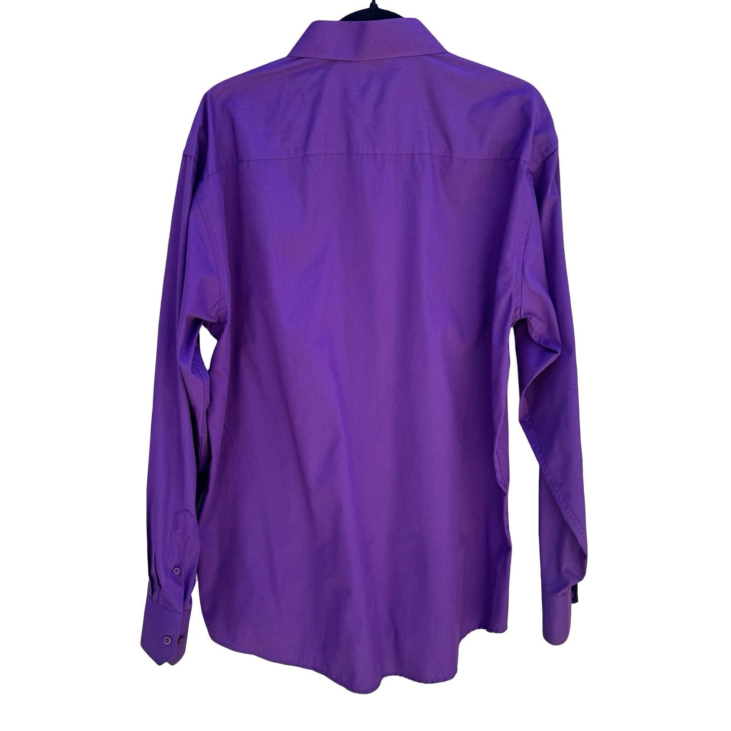 Berlioni Italy Vintage Business Professional Dress Shirt Purple Mens XL Office