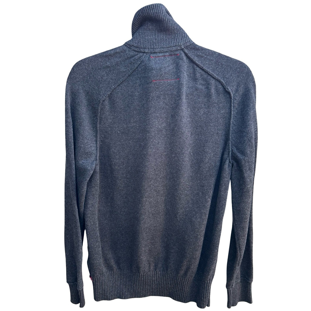 Banana Republic Heritage Military Utility Knit Cardigan Sweater Gray Mens M