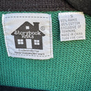 Switch Storybook Knits Vintage Green Knit Cardigan Sweater Sunflower Embroidery Size S 2 image