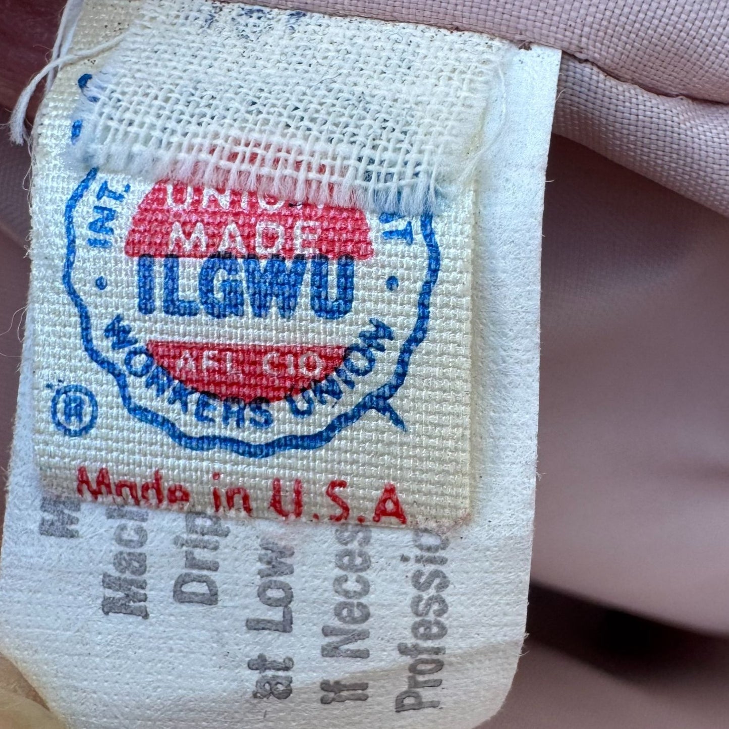 Forecaster Vintage 60s 70s Pink Preppy Union-Made Coat Jacket Rain Coat Trench