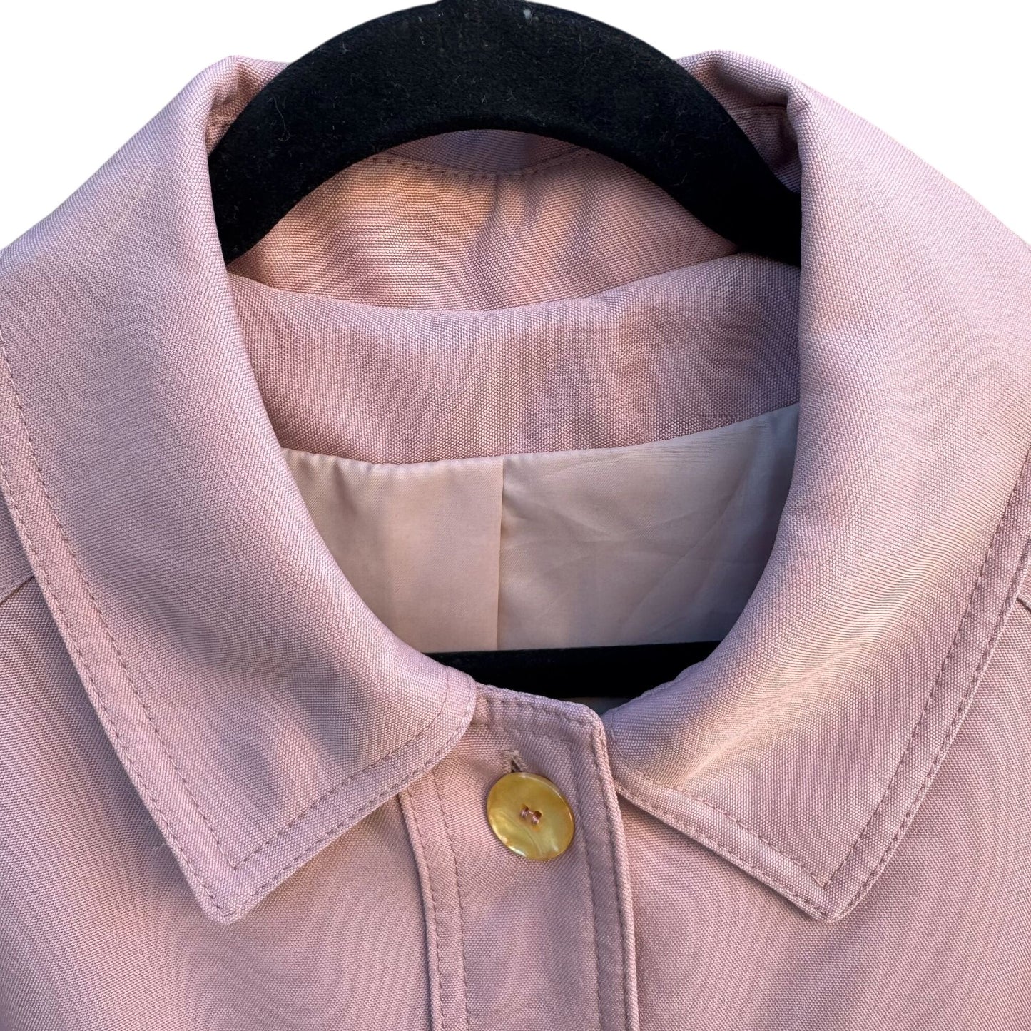 Forecaster Vintage 60s 70s Pink Preppy Union-Made Coat Jacket Rain Coat Trench