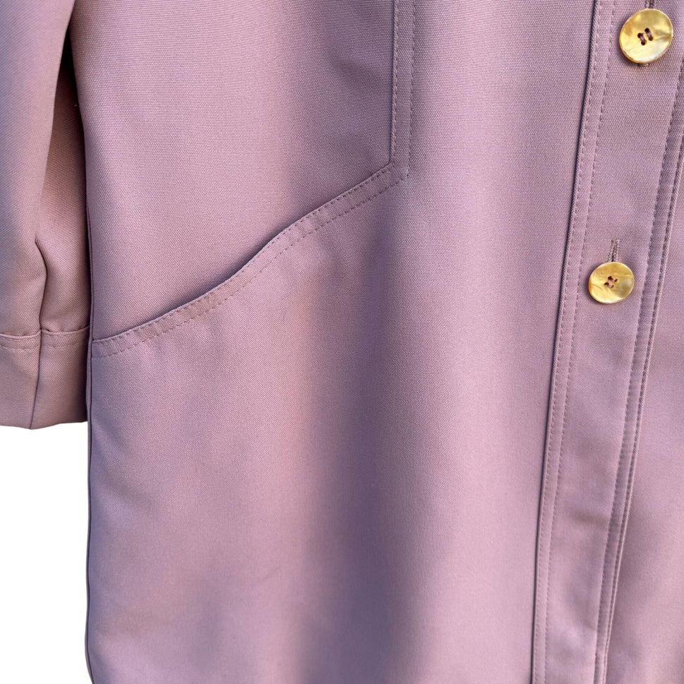 Forecaster Vintage 60s 70s Pink Preppy Union-Made Coat Jacket Rain Coat Trench