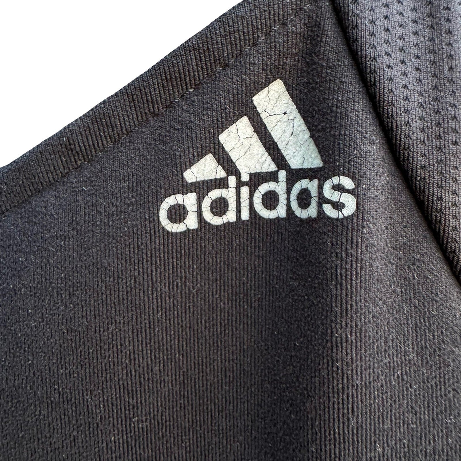 Adidas ClimaCool Activewear Racerback Tank Top Black Built-in Bra Mesh AF5001 S