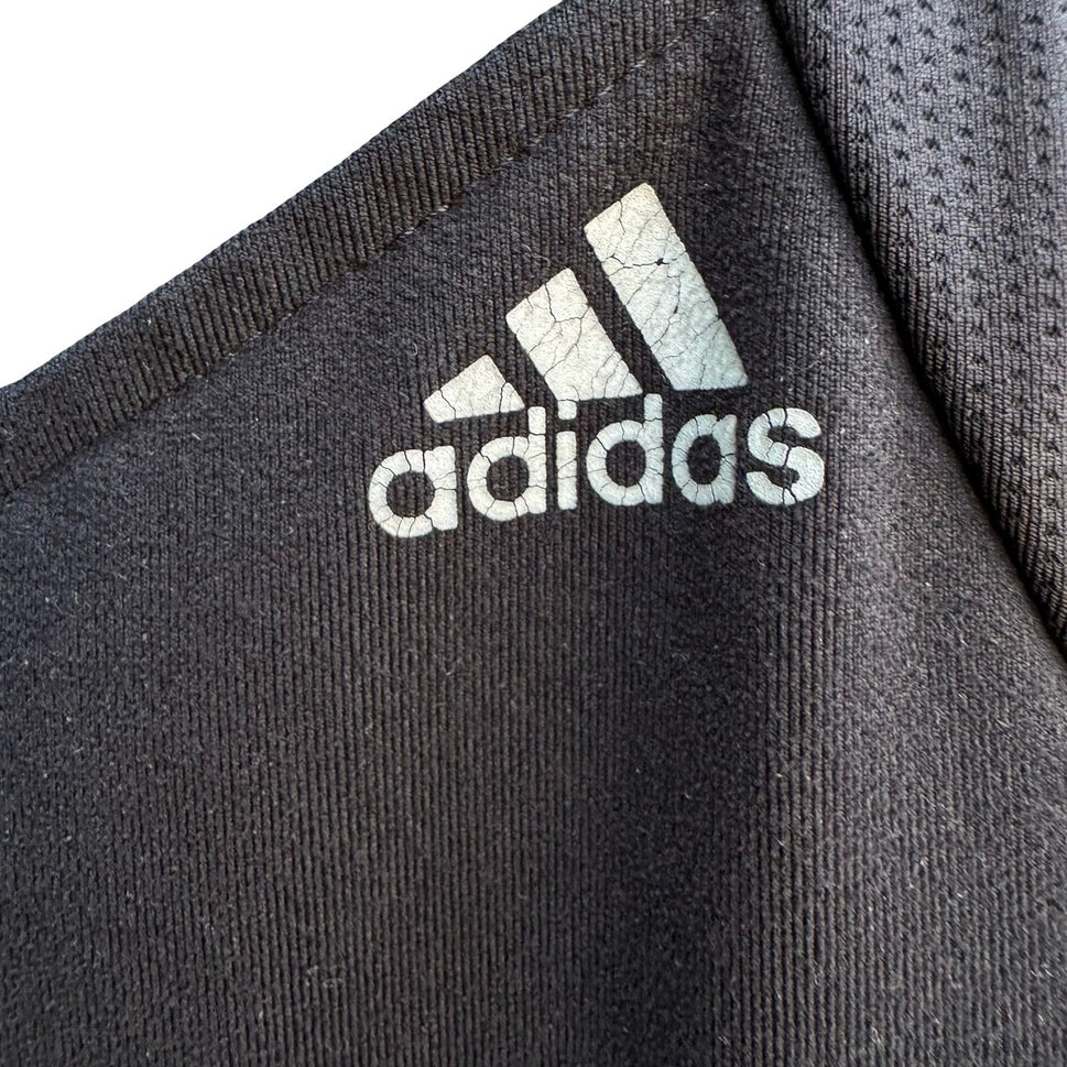 Adidas ClimaCool Activewear Racerback Tank Top Black Built-in Bra Mesh AF5001 S