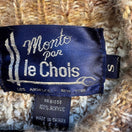 Switch Monto par le Chois Vintage Brown Cream Marled Knit Longline Cardigan Sweater S 2 image