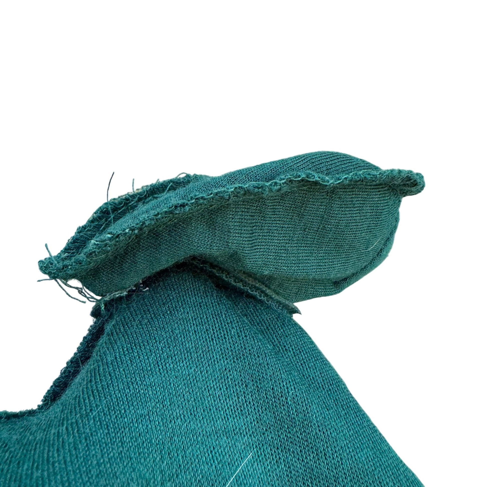 Liz Claiborne Vintage Womens Petite XS Green Mockneck Sweater Dress Wool Blend