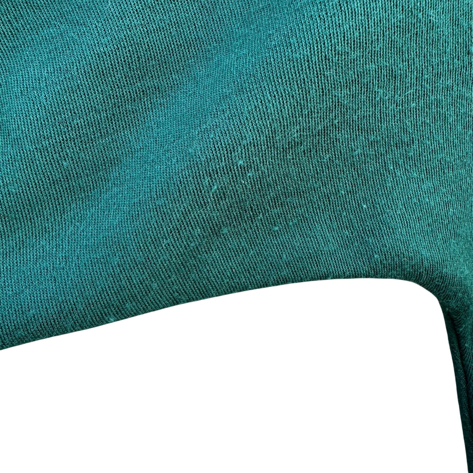 Liz Claiborne Vintage Womens Petite XS Green Mockneck Sweater Dress Wool Blend