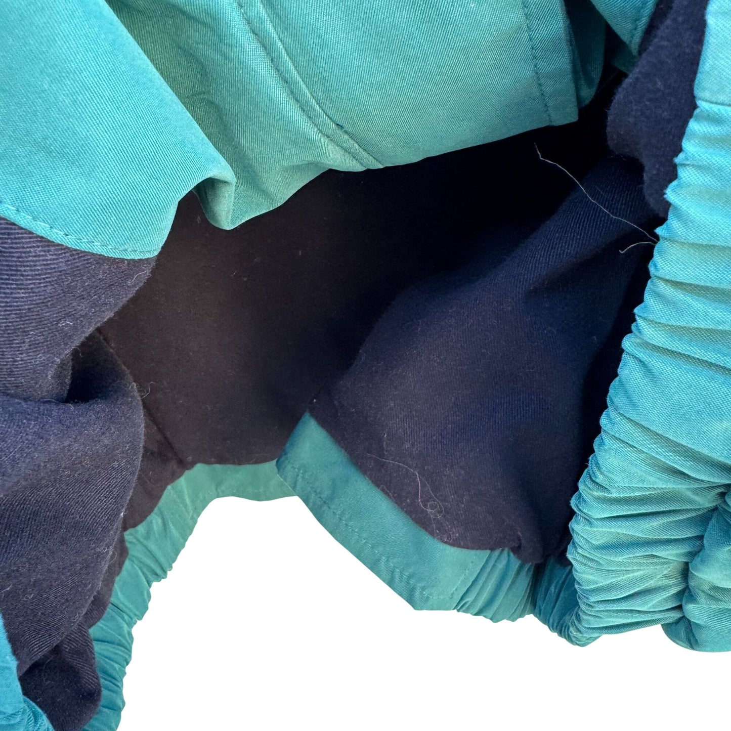 Claiborne Vintage 90s Mens 3X Teal Lightweight Microfiber Full-Zip Jacket Golf