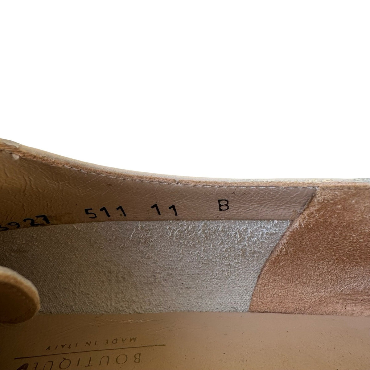 Salvatore Ferragamo Two-Tone Leather Brogue Wingtip Oxford Tan Cream Womens 11 B
