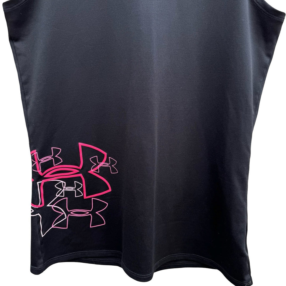 Under Armour HeatGear Gym Workout Compression Activewear Tank XS Sleeveless Gym