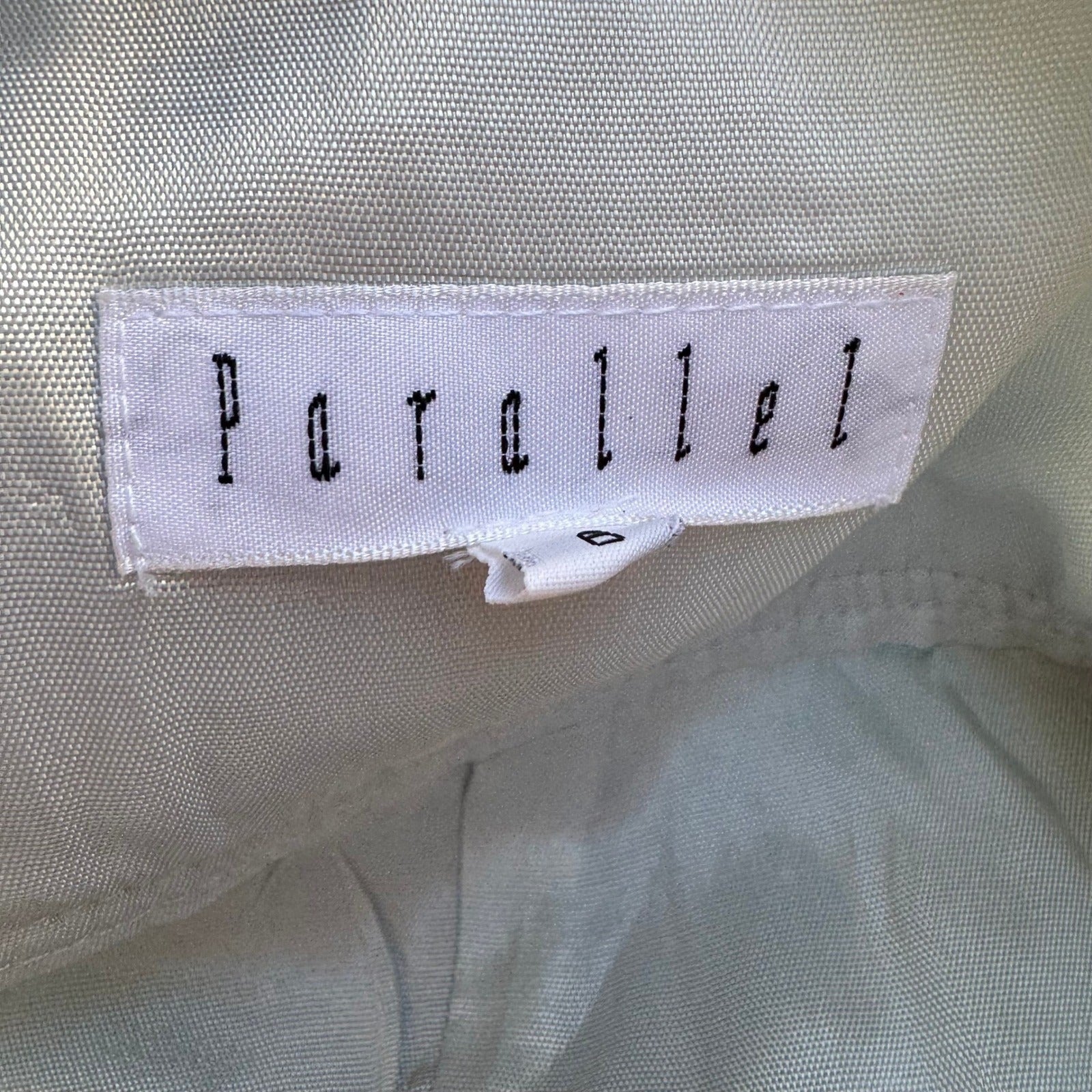 Parallel Y2K 90s Coquette Preppy Pastel Blue Sailor Button Micro Mini Skirt 6