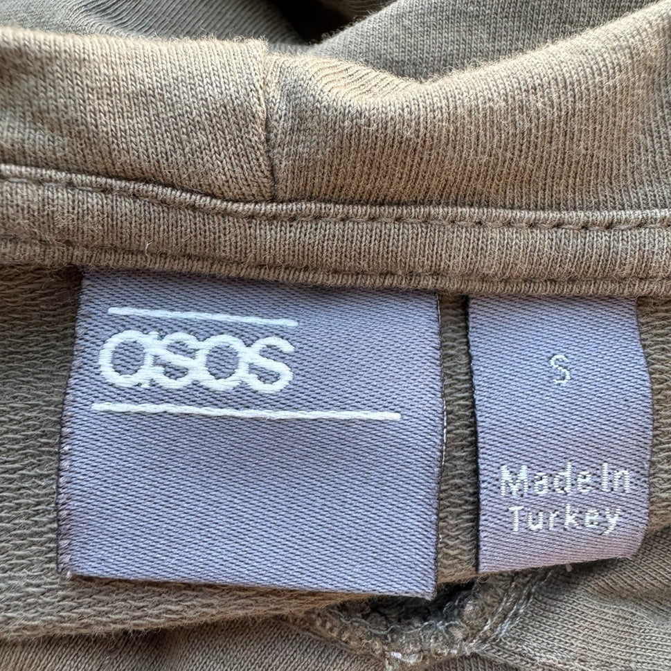 ASOS Gorpcore Streetwear Loungewear Pullover Earthcore Hoodie Sage Green Mens S