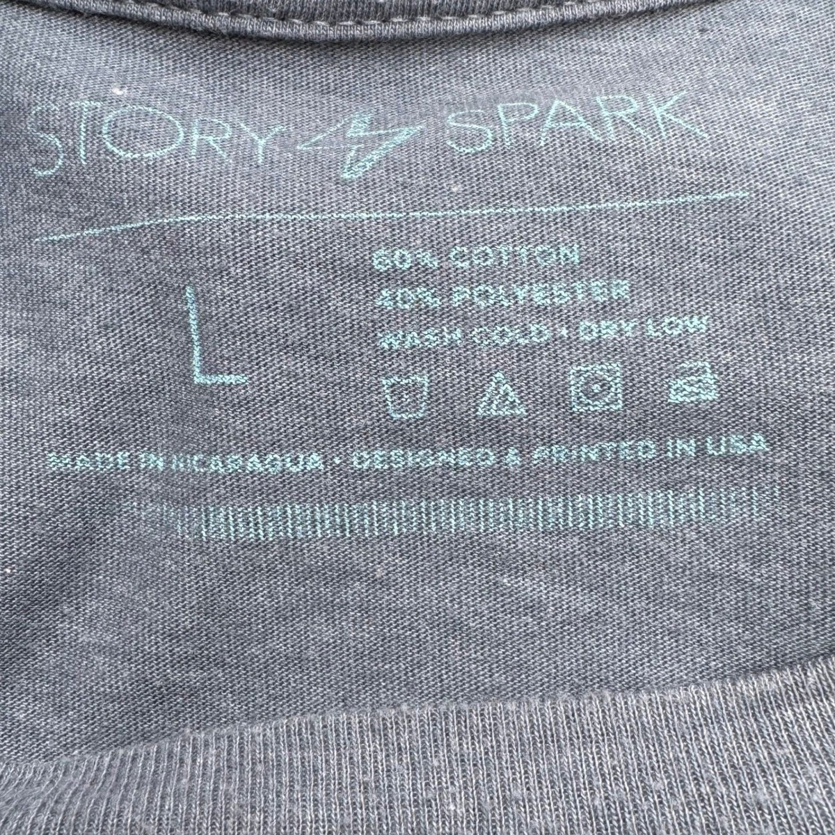 Story Spark Robot Unicycle Techwear Geek Chic Robot Graphic T-Shirt Mens Gray L