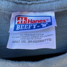 Switch Hanes Beefy-T Mens XXL Blue LA Police Celebrity Golf Tournament Graphic T-Shirt 2 image