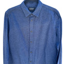 Switch Scotch &amp; Soda Micro Dot Slim Fit Tailored Business Casual Shirt Mens L Blue 3 image