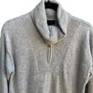 Switch Charter Club 100% Cashmere Quiet Luxury Quarter Zip Roll Neck Sweater Tan M 3 image