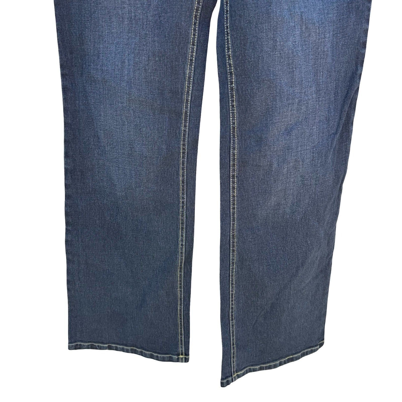 Terry Lewis Classic Luxuries Dark Wash Straight Leg Jeans Size 8P NWT Stretch