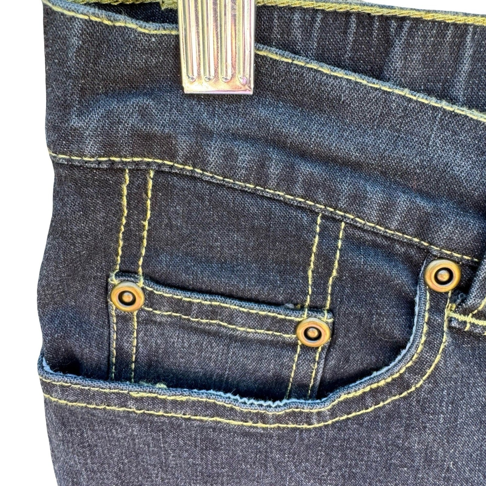Terry Lewis Classic Luxuries Dark Wash Straight Leg Jeans Size 8P NWT Stretch