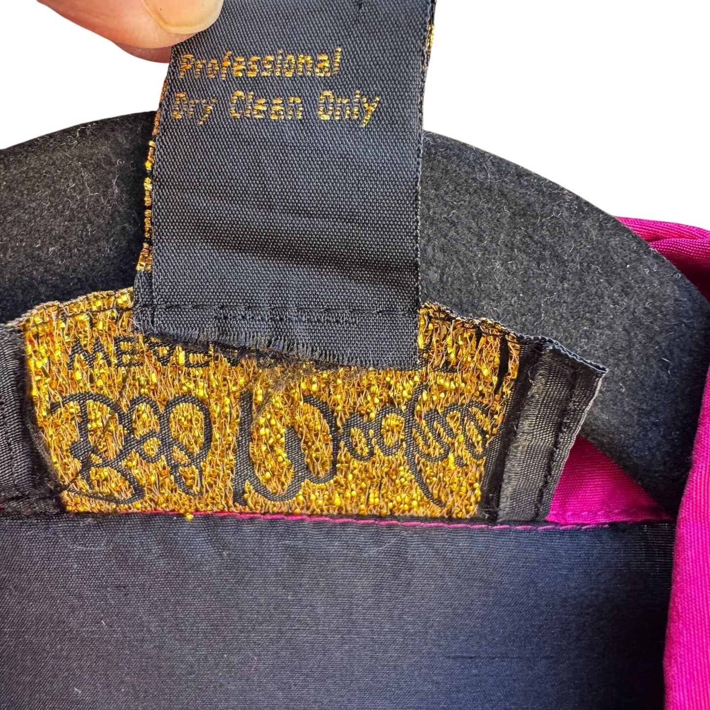 Bob Mackie Wearable Art Vintage Silk Embroidered Butterfly Appliqué Shirt Blouse