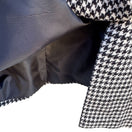 Switch Sag Harbor Womens Houndstooth Metallic Stitching Button-Up Jacket Blazer 16 3 image