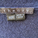 Switch Theory Lindsay Cashmere Quiet Luxury Preppy Minimalist Capsule Sweater Navy M 2 image