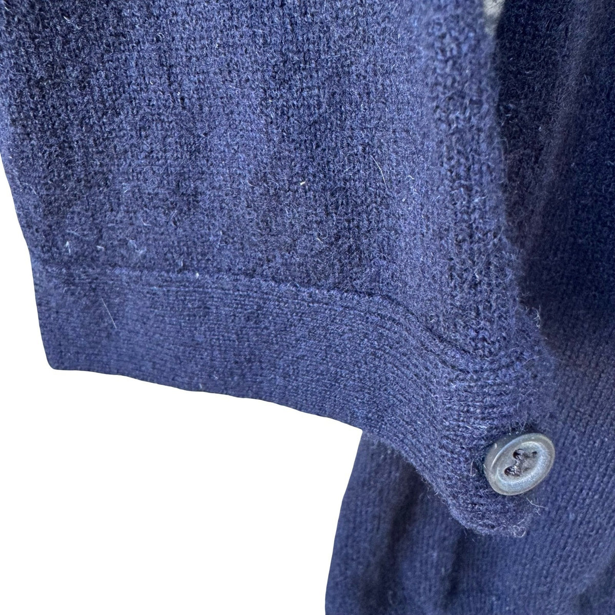 Theory Lindsay Cashmere Quiet Luxury Preppy Minimalist Capsule Sweater Navy M