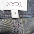 Switch NYDJ Womens Dark Wash Straight Leg Shaping Jeans Lift Tuck Technology Blue 12 2 image