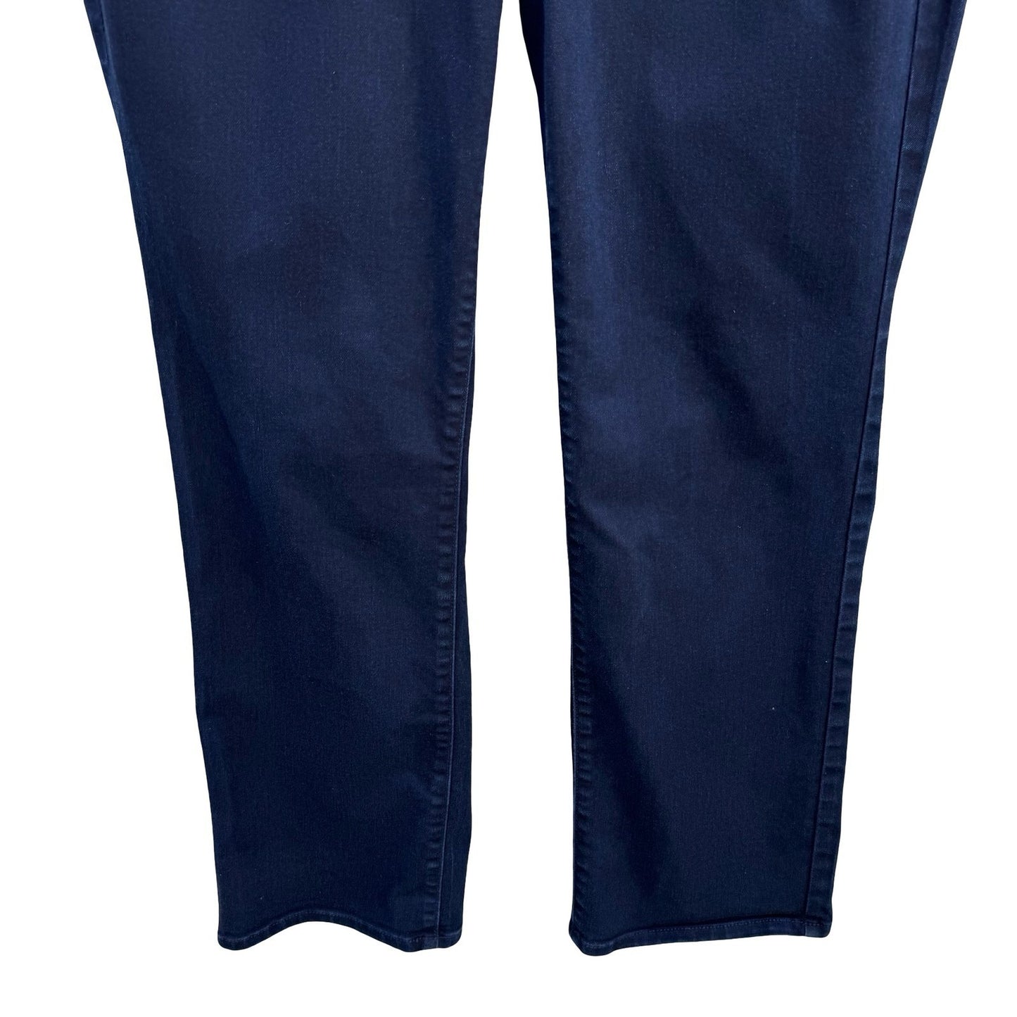 NYDJ Womens Dark Wash Straight Leg Shaping Jeans Lift Tuck Technology Blue 12