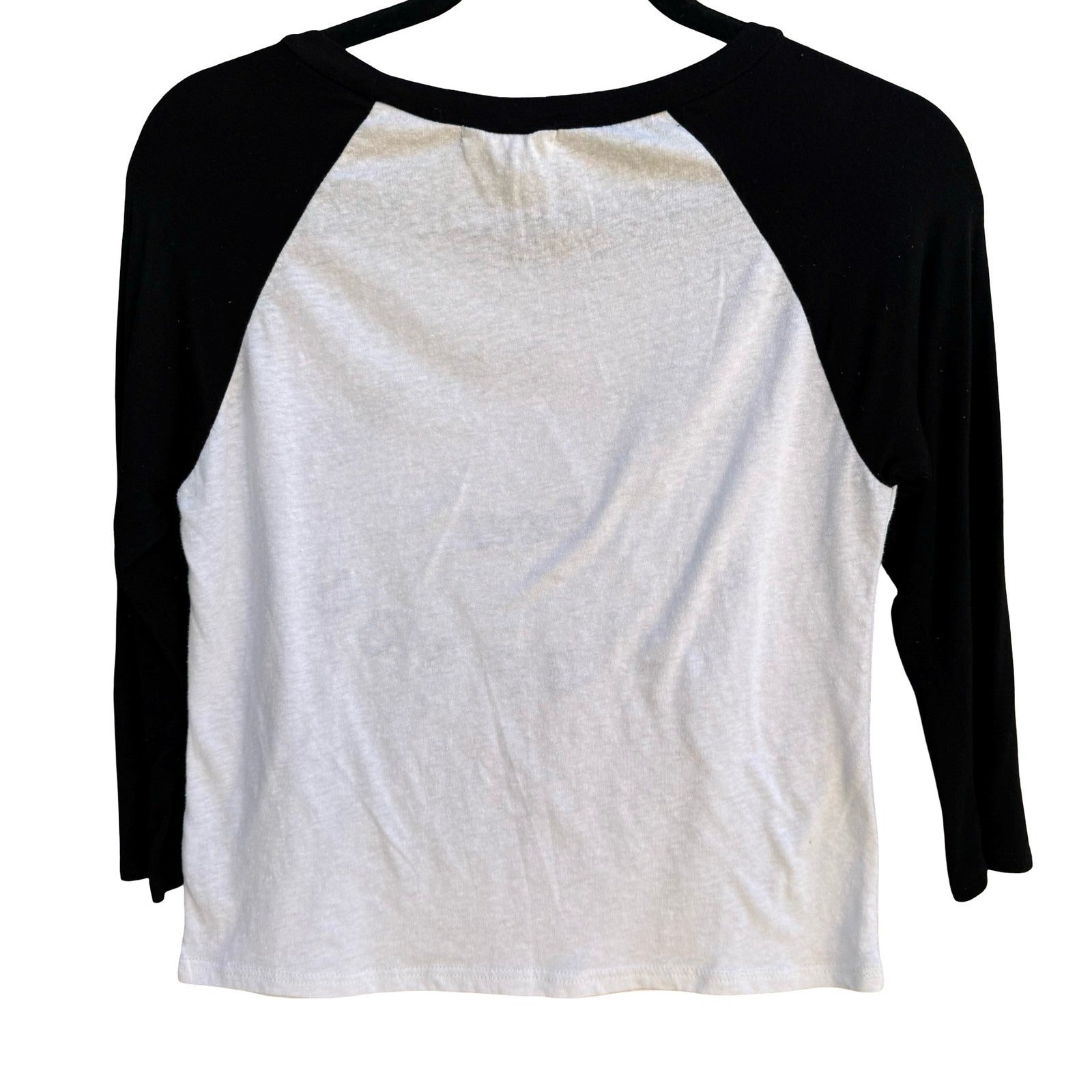 Poetry All Of Me Loves All Of You Raglan Baseball Tee Soft Girl White Womens M