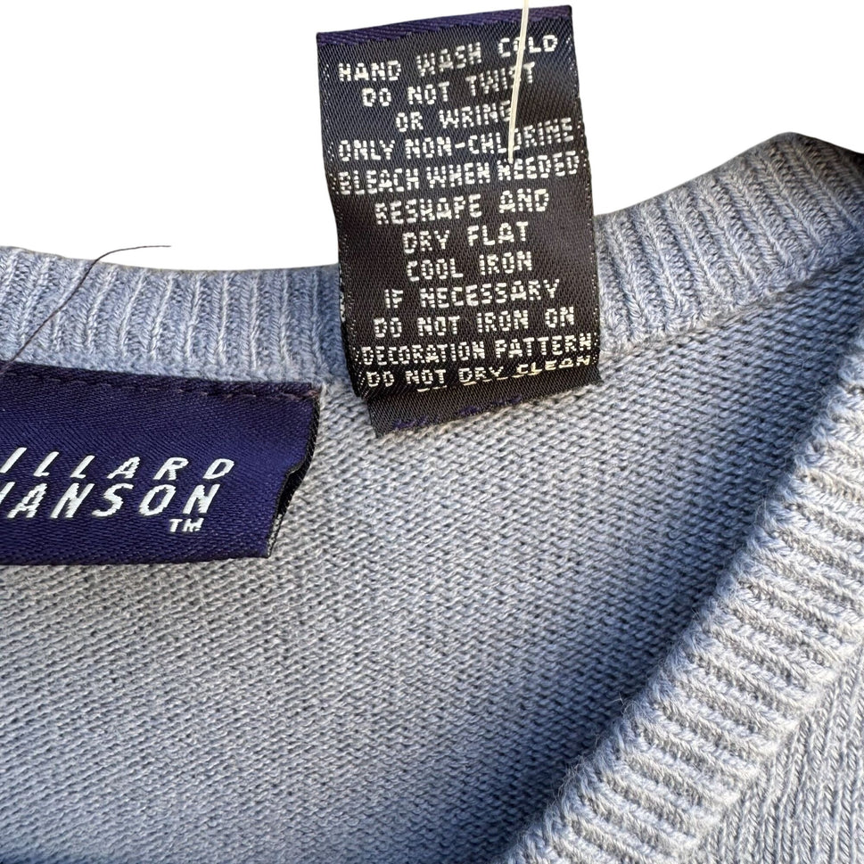 Hillard & Hanson Womens Embroidered Floral Design Beaded Cardigan Sweater New XL