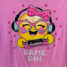 Switch The Childrens Place Girls XXL 16 Pink Game On Gamer Emoji Graphic T-Shirt NEW 3 image