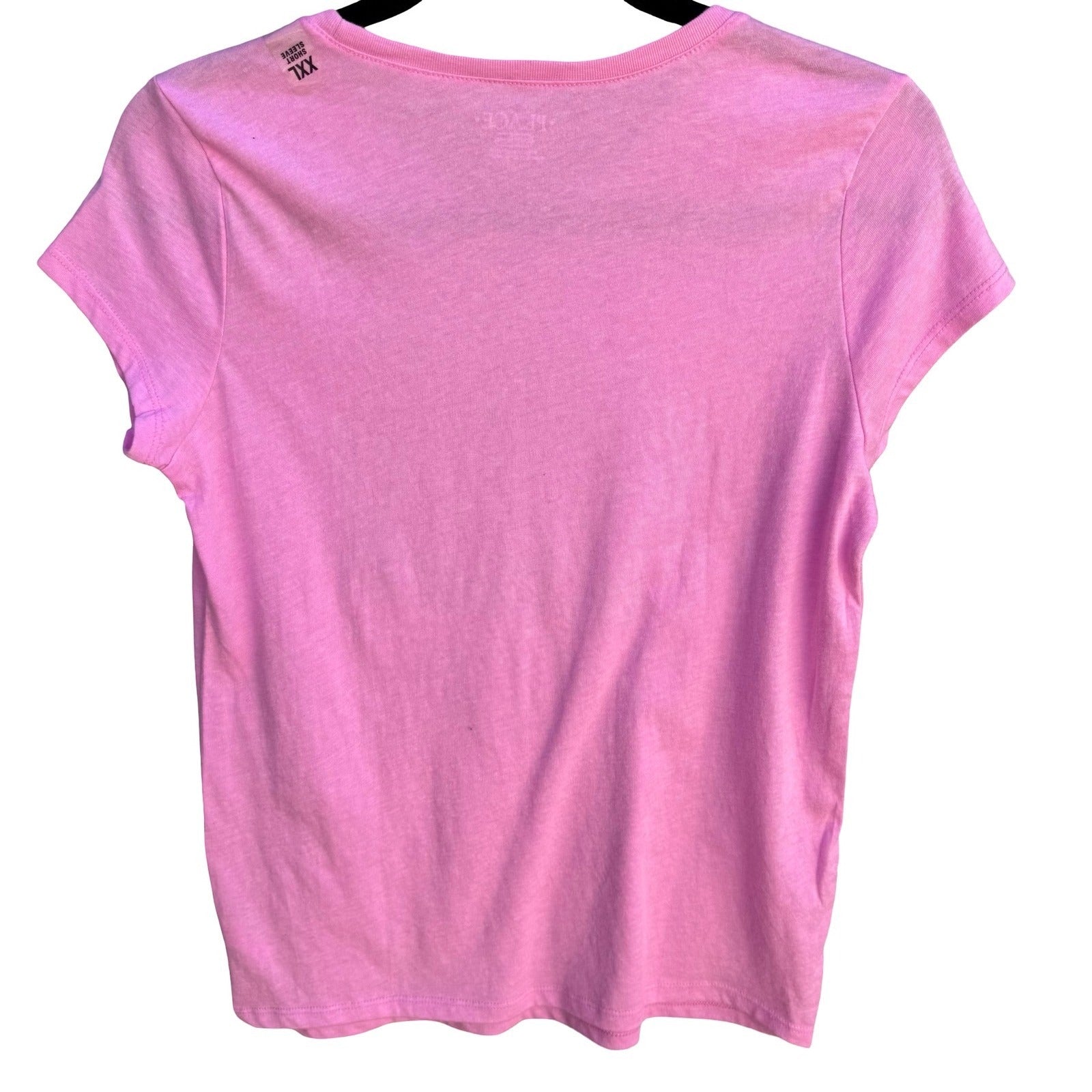 The Childrens Place Girls XXL 16 Pink Game On Gamer Emoji Graphic T-Shirt NEW