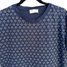 Switch Zara Trafaluc Womens Navy White Umbrella Print Cuffed Short Sleeve T-Shirt S 3 image