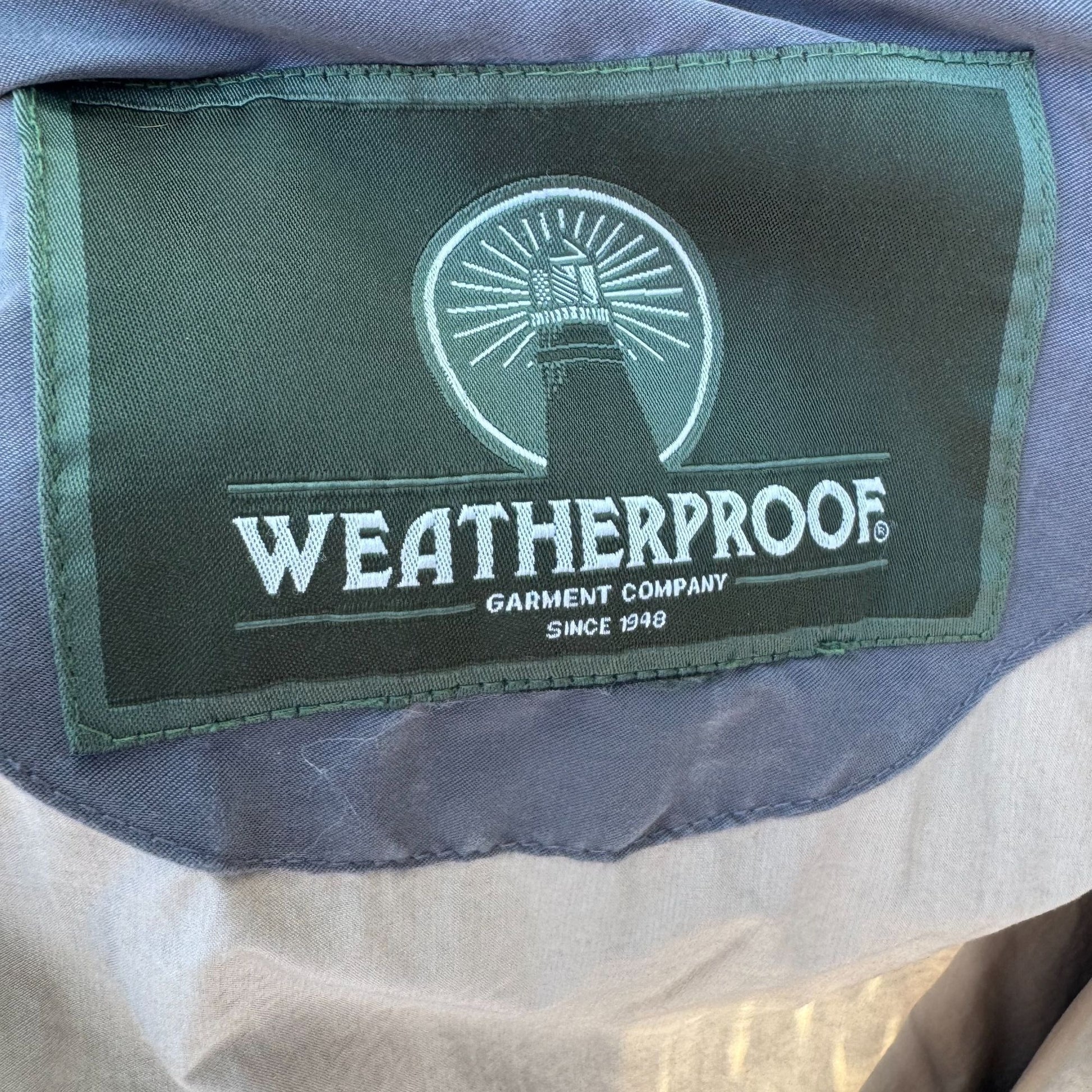 Weatherproof Garment Co Mens Gray Lightweight Bomber Jacket Preppy Athleisure XL