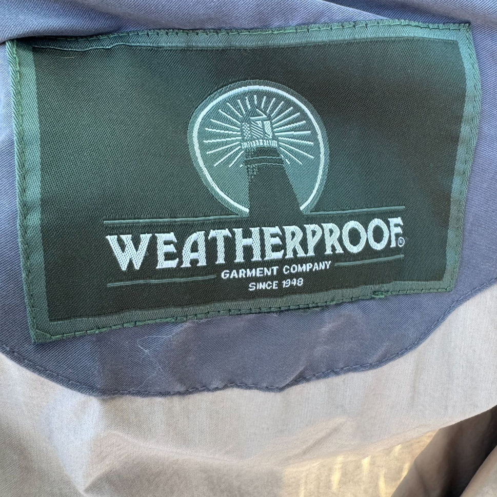 Weatherproof Garment Co Mens Gray Lightweight Bomber Jacket Preppy Athleisure XL