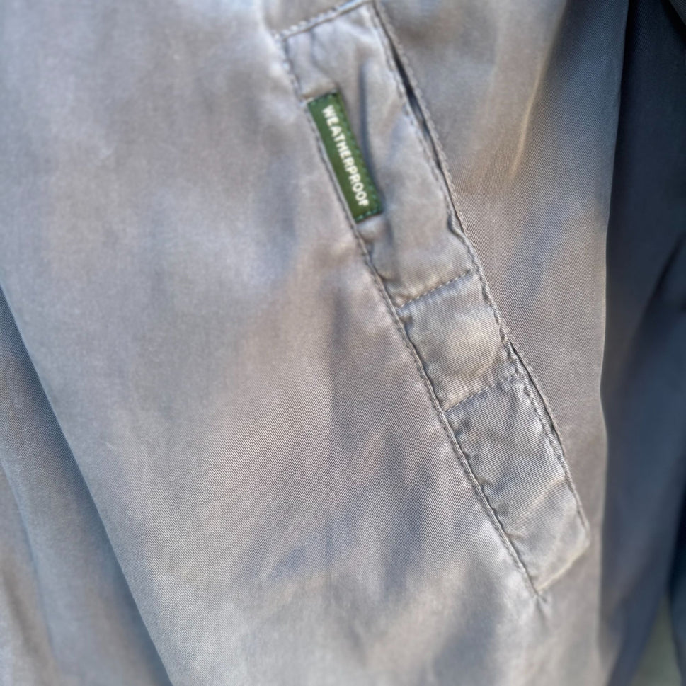 Weatherproof Garment Co Mens Gray Lightweight Bomber Jacket Preppy Athleisure XL