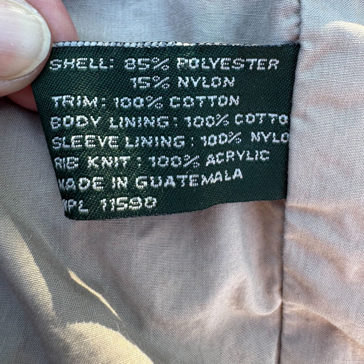 Weatherproof Garment Co Mens Gray Lightweight Bomber Jacket Preppy Athleisure XL