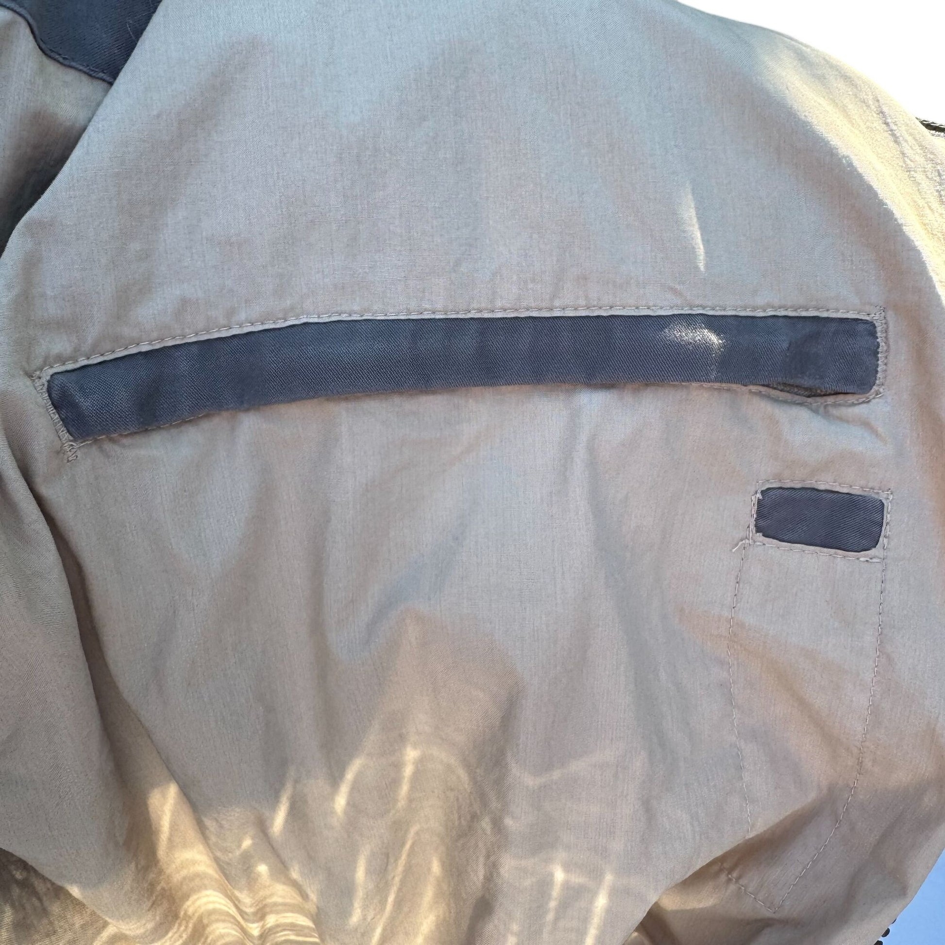 Weatherproof Garment Co Mens Gray Lightweight Bomber Jacket Preppy Athleisure XL